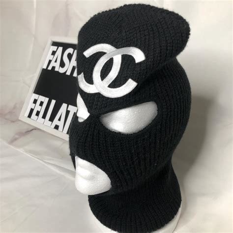 black chanel ski mask|chanel eye mask.